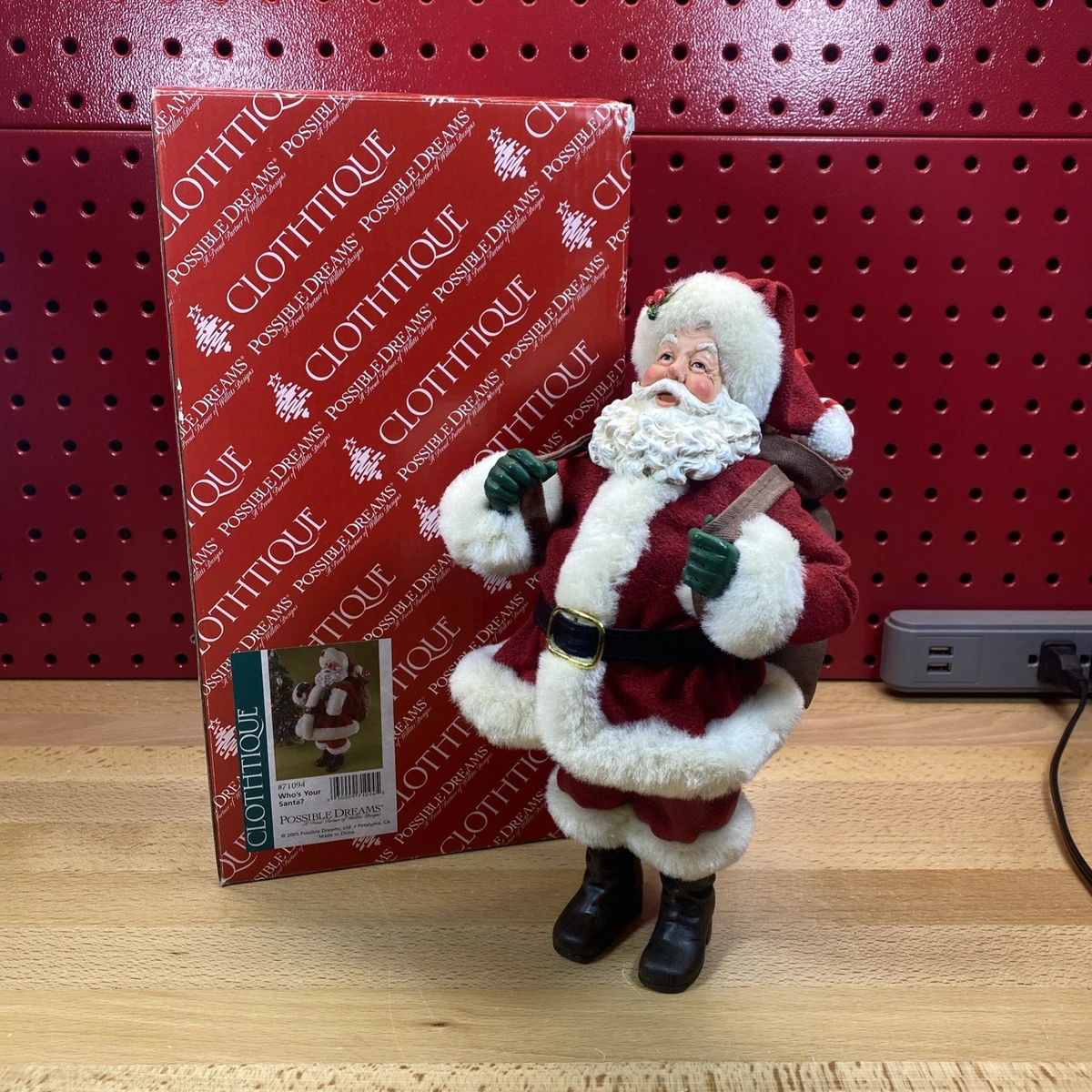 Retired Clothtique Santas products for sale | eBay