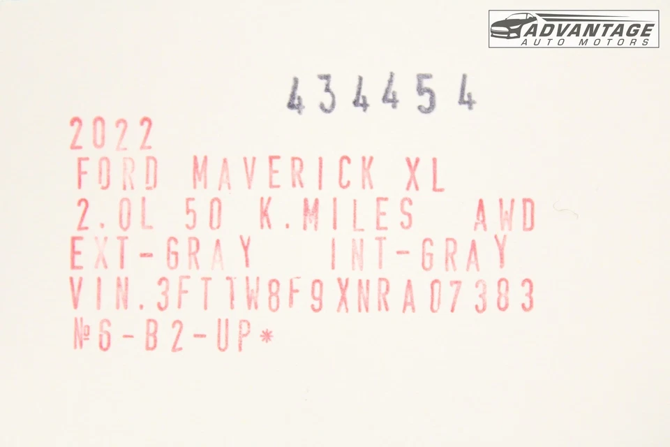 Tubo silenciador escape central motor Ford Maverick 2022-2025 2,0 L OEM Foto 3 de 3