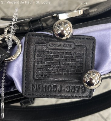 SMALL Vintage Coach Rhinestone Belted Kisslock Leather Suede SMALL Vintage Coach Rhinestone Belted Kisslock Leather Suede