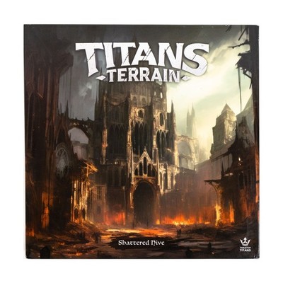 Tabletop Titans Terrain Shattered Hive   VG+/NM   Miniatur-Tischplatte