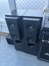 kef 104/2 reference speakers Bi Wireable Black Ash Refoamed Drivers