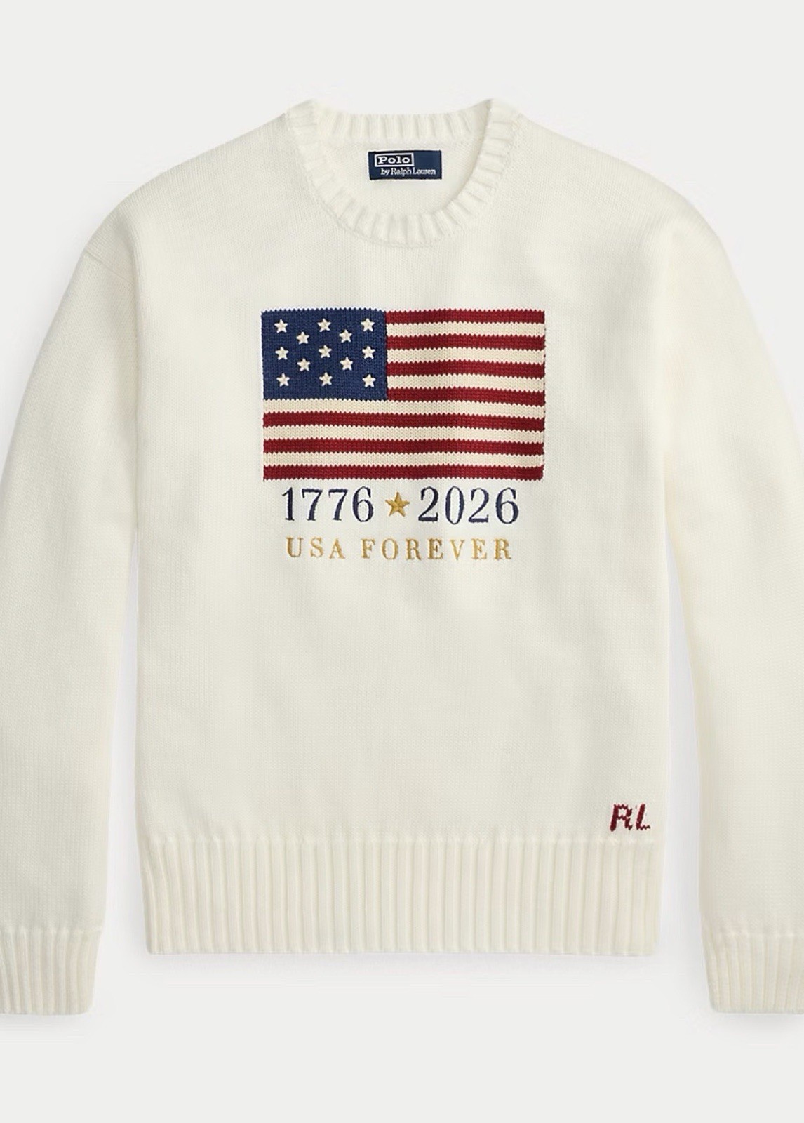 Polo Ralph Lauren American Icons Stamp USA Flag SIZE S/M/L/XL Sweater Sold Out! image 2