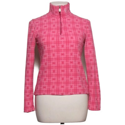 Conte of Florence, Fleecepullover, Größe: M, Pink, Medaillon, Fleece, Damen #w3Q