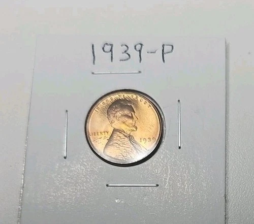 1939-P LINCOLN CENT. / BU/ RD.