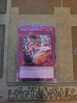 YUGIOH VOID TRAP HOLE RA04-EN190 PLATINUM RARE 1ST ED NM