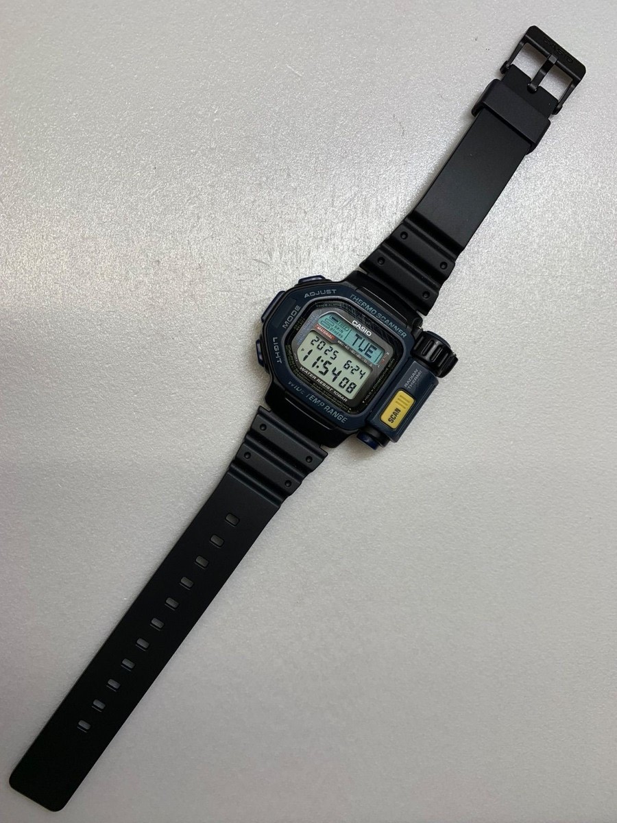 Casio TSR-110 THERMO SCANNER Watch Battery Powered Gently