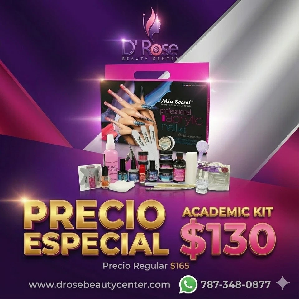 Kit de uñas acrílicas profesionales Mia Secret - KIT03 Foto 3 de 4