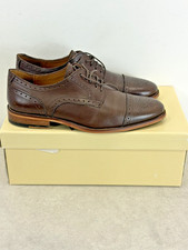 RJR John Rocha Sorrel Derby Toe Cap Chocolate Shoes Size 8