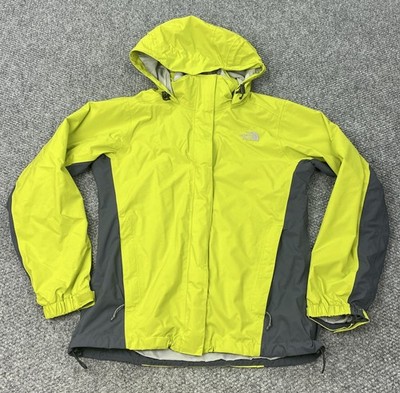 North Face Jacket Womens Medium HyVent Hooded Waterproof Outdoor Rain Coat