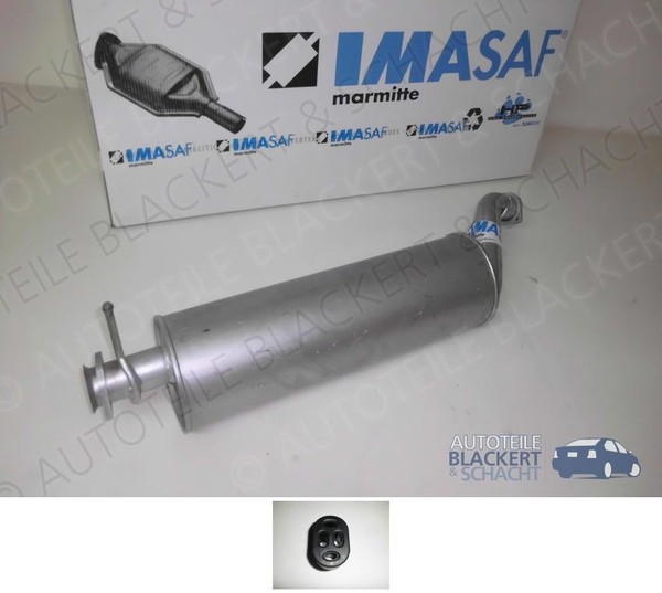 Imasaf Auspuff Msd Mitteltopf FüR Land Rover Range Rover 4.0 / 4.6 Ab Bj. 97-image
