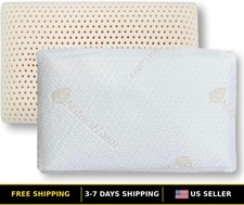 Talalay Natural Latex Pillow Premium Medium Loft Bed Sleeping Pillow