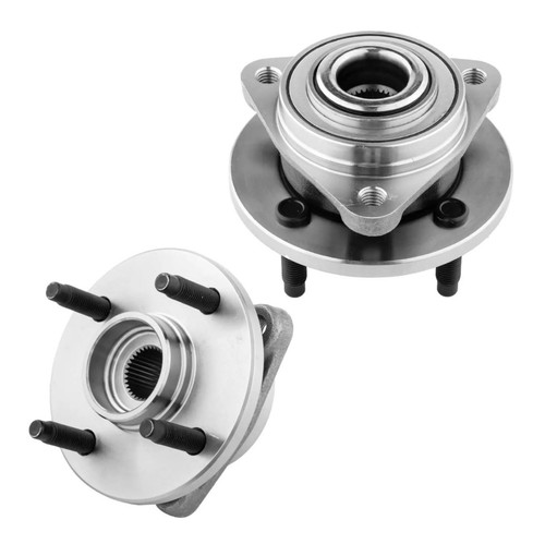 Detroit Axle 4-Lug NON-ABS Wheel Hub Bearing Set (2 Front + 2 Rear) For Chevy Cobalt, Pontiac G5, Etc.
