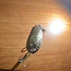 Vintage Marathon Hammered Brass Spoon Spinner Fishing Lure Trout Panfish Walleye — photo 2