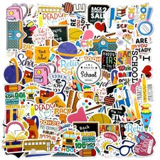 Sabary 100 Pcs Back to School Stickers for Students Science Scrapbook Sticker...