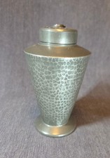 Vintage My Lady Hand Hammered Pewter Hat Pin Holder, 1744