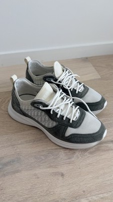 Christian Dior B22 Sneakers Green White Suede Mesh Size 42 EU / 9 US Excellent