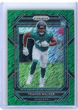 Travon Walker - 2022 Panini Prizm Green Shimmer FOTL 5/5 Rookie Card #339
