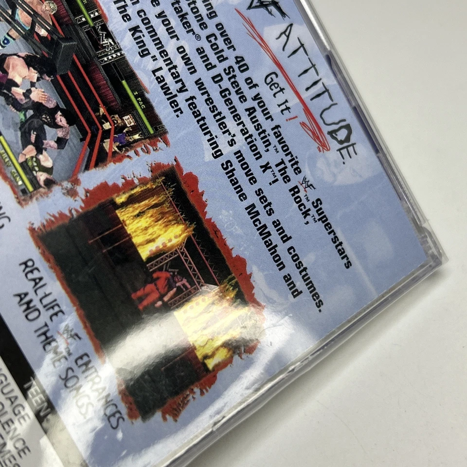 WWF Attitude - Sega Dreamcast  - Video Game - Factory Sealed - Brand New - Image 4 of 4