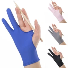 Professional Drawing Gloves Nylon Fabric for Graphics Tablet Anti Mistouch