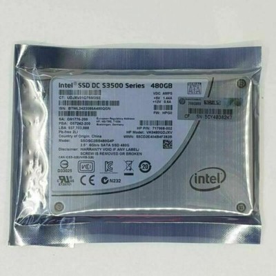 Intel S3500 480GB SSD DC 6Gb/s 2.5INCH SATA SSD SSDSC2BB480G4P Solid State Drive