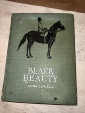 Antique 1908 "BLACK BEAUTY" Hardback book by Anna Sewell Illus. McLoughlin Bros