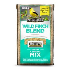 Pennington Pride Wild Finch Blend, Bird Seed for Outside 10 lb, natural