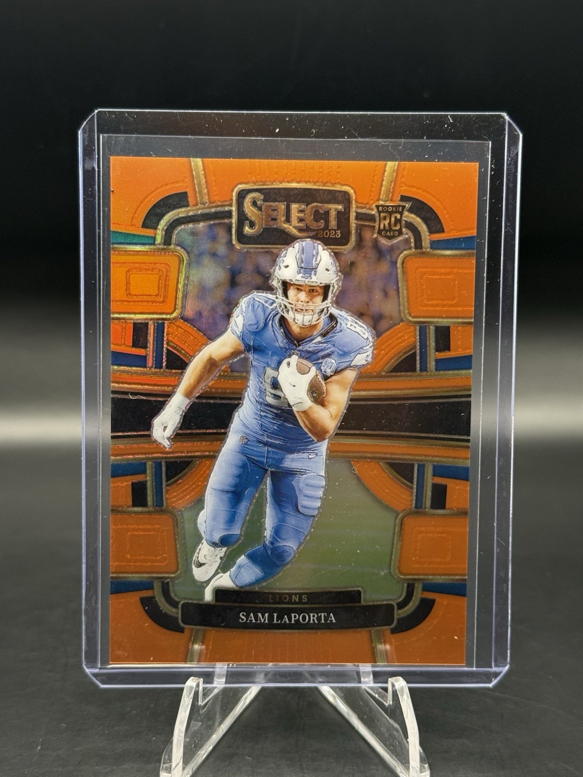 2023 Panini Select - Concourse Sam LaPorta #35 Orange Prizm /49 (RC)