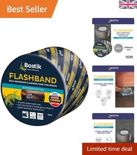 Evo Flashband Grey Tape 100mm x 10m - Flexible Waterproof Seal for Roof Repairs