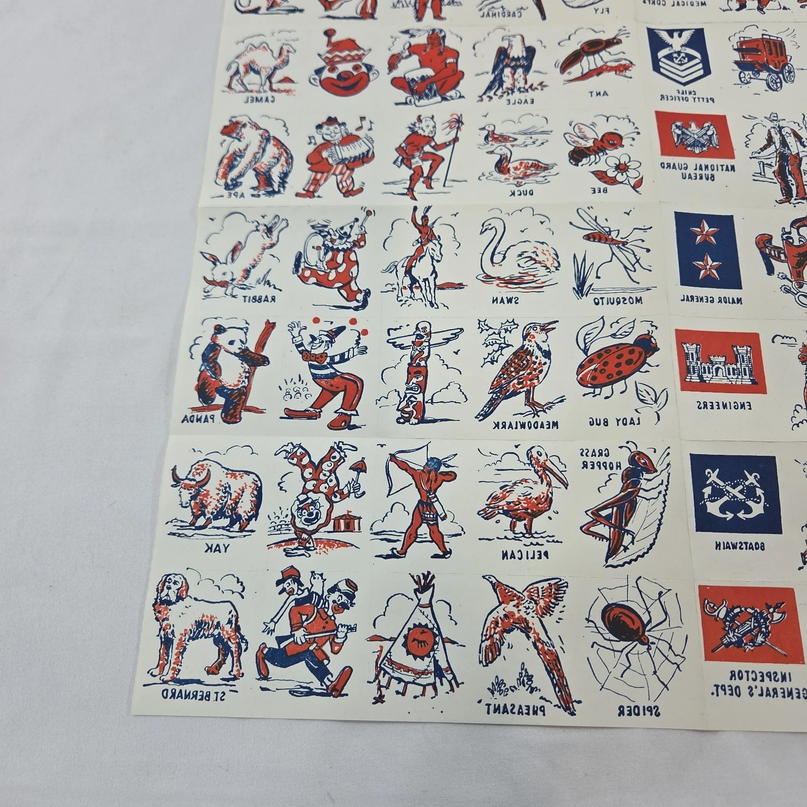 Vintage 1962 Washable Tattoo Sheet Kockamamies - A.J. Wildman NY USA - NEW NOS - product detail image 12