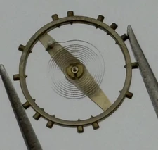 Peseux 320 330 Balance Wheel Complete And Spring 464 M Watch Movement Parts NOS