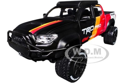 2023 TOYOTA TACOMA TRD PRO OFF ROAD PICKUP MATT BLACK 1/27 MODEL