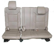 15 - 20 Gmc Yukon Xl 1500 Complete Back 3rd Row Seat Tan Leather Cocoadune Oem