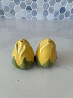 Vintage Franciscan Dessert Rose USA Rosebud Salt and Pepper Shakers