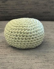 Mint / Green Hacky Sack / Footbag / Handmade / 3  Diameter