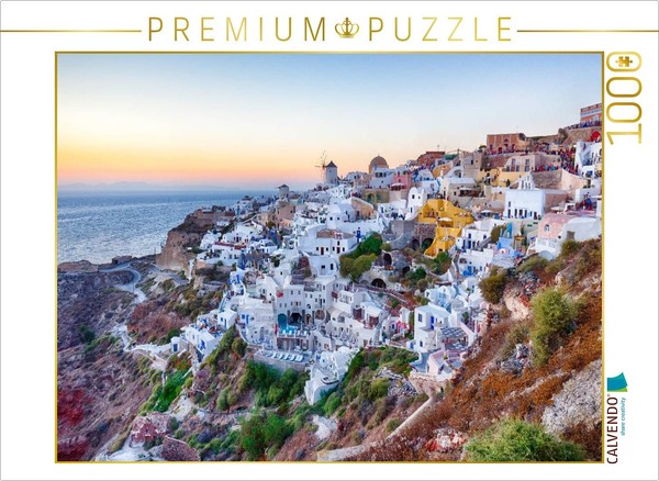 Calvendo Puzzle Oia - Santorini | 1000 Pieces, Finished Size 25.2 × 18.9 In (64-image