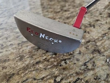 35" RH Dunlop Red Neck Pro Series Double Wide RG Designs Mid Mallet Head Putter