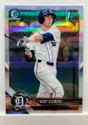 2018 Bowman Draft Chrome #BDC-121 Kody Clemens Refractor SP RC B1