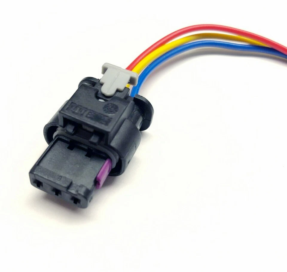 Genuine 3 Pin Plug Pigtail Wiring Connector 4F0973703A for VW AUDI SKODA Seat - Image 2 of 3