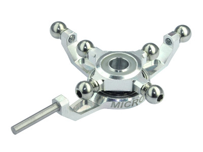 Microheli Blade 200 S / 200 SR X Silver CNC Aluminum Swashplate MH-2SRX012
