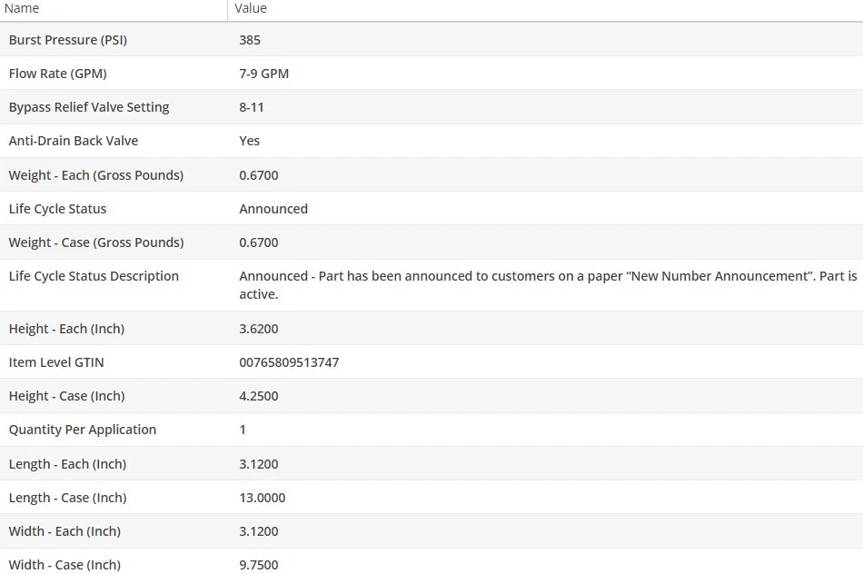 Filtro de aceite de motor OEM WIX para BMW 1802 1971 L4-1,8 L Foto 4 de 4