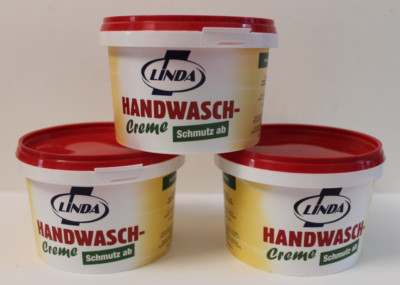 LINDA Handwasch Creme, Handwaschpaste,Schmutz ab 3 x 500 g = 1500g