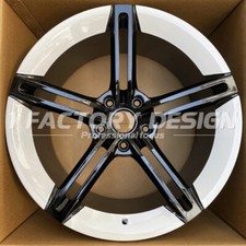 1pc Custom Twin 5 Spoke White Forged Wheels Rims For 2020 Porsche Taycan