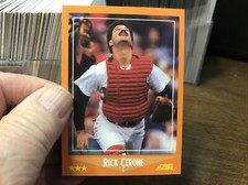 1988 Score Rookie & Traded Card RICK CERONE # 21 T