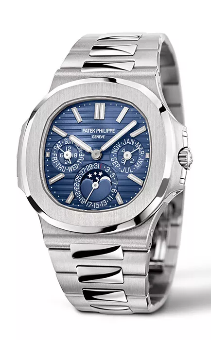 Patek Philippe Nautilus Perpetual Automatic Blue Dial Men's Watch  5740/1G-001