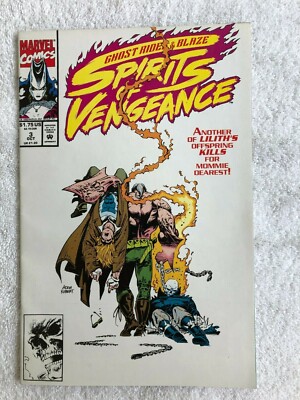 Ghost Rider Blaze Spirits of Vengeance #3 (Oct 1992, Marvel) VF