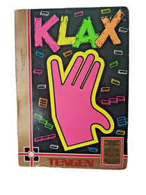 NES KLAX Nintendo Entertainment System Complete with Inserts READ -  Imperfect