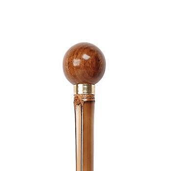 Manija de bola de madera con eje de bambú - Imagen 1 de 1