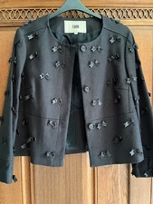 Fenn Wright Manson New Black Size 16 Jacket With Bowes