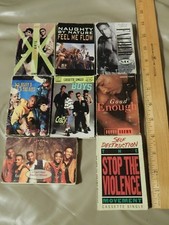 '80s-'90s RAP R B LOT of 8 Kris Kross Naughty by Nature KRS-One CASSETTES