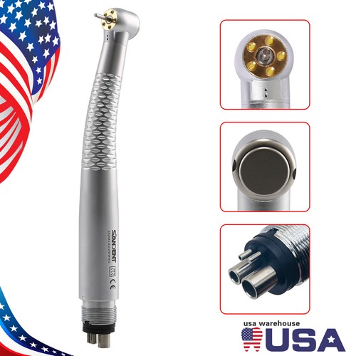 NSK Style Dental (LED Light) High Speed Turbine Handpiece Push Button 4 Holes - Picture 46 of 78